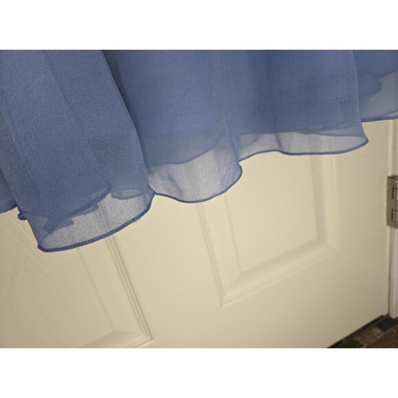 JKara New York Formal Gown 2 P Periwinkle Empire Waist Beaded Hoco Wedding Dance - Picture 5 of 10